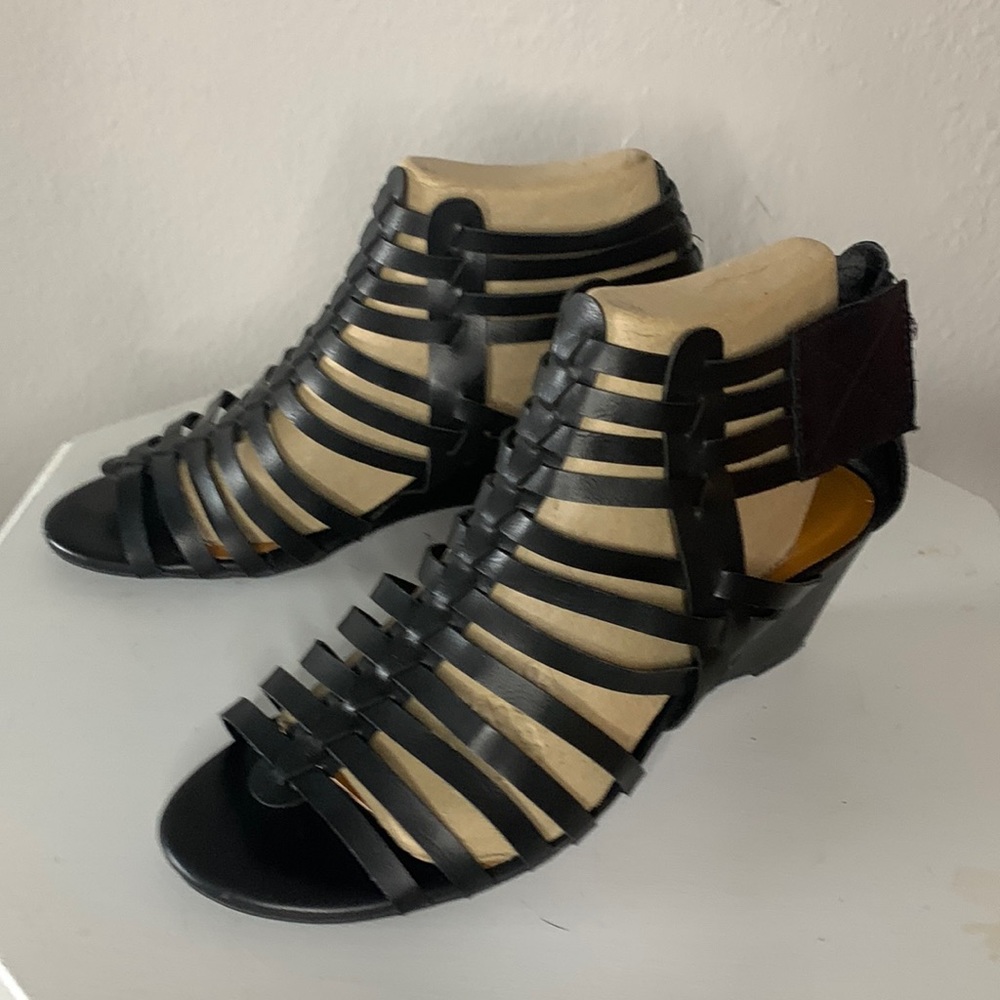 Black Gladiator Sandals